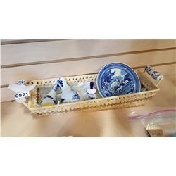 HAND PAINTED DELFT CHINA, 1970 PLATE
