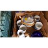 Image 2 : EASTERN TEA SET AND CRYSTAL