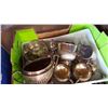 Image 2 : 3 TRAYS OF SILVER PLATES AND CUTLERY