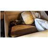 Image 2 : 3 BOXES OF ESTATE GOODS, GLASSES, PICTURE FRAMES