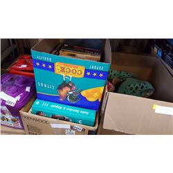 2 BOXES OF HARD COVER BOOKS