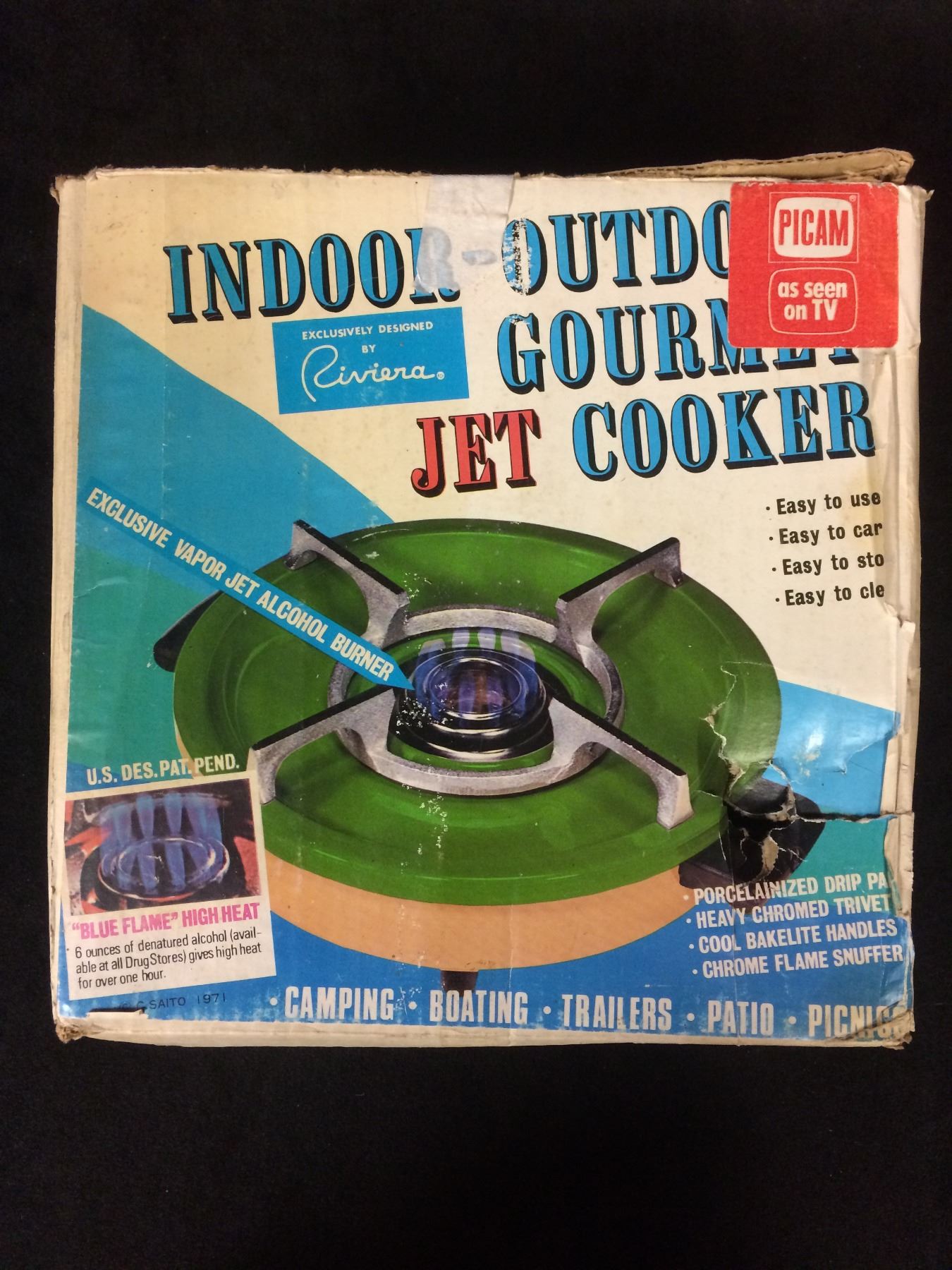 INDOOROUTDOOR GOURMET JET COOKER (BY RIVIERA)