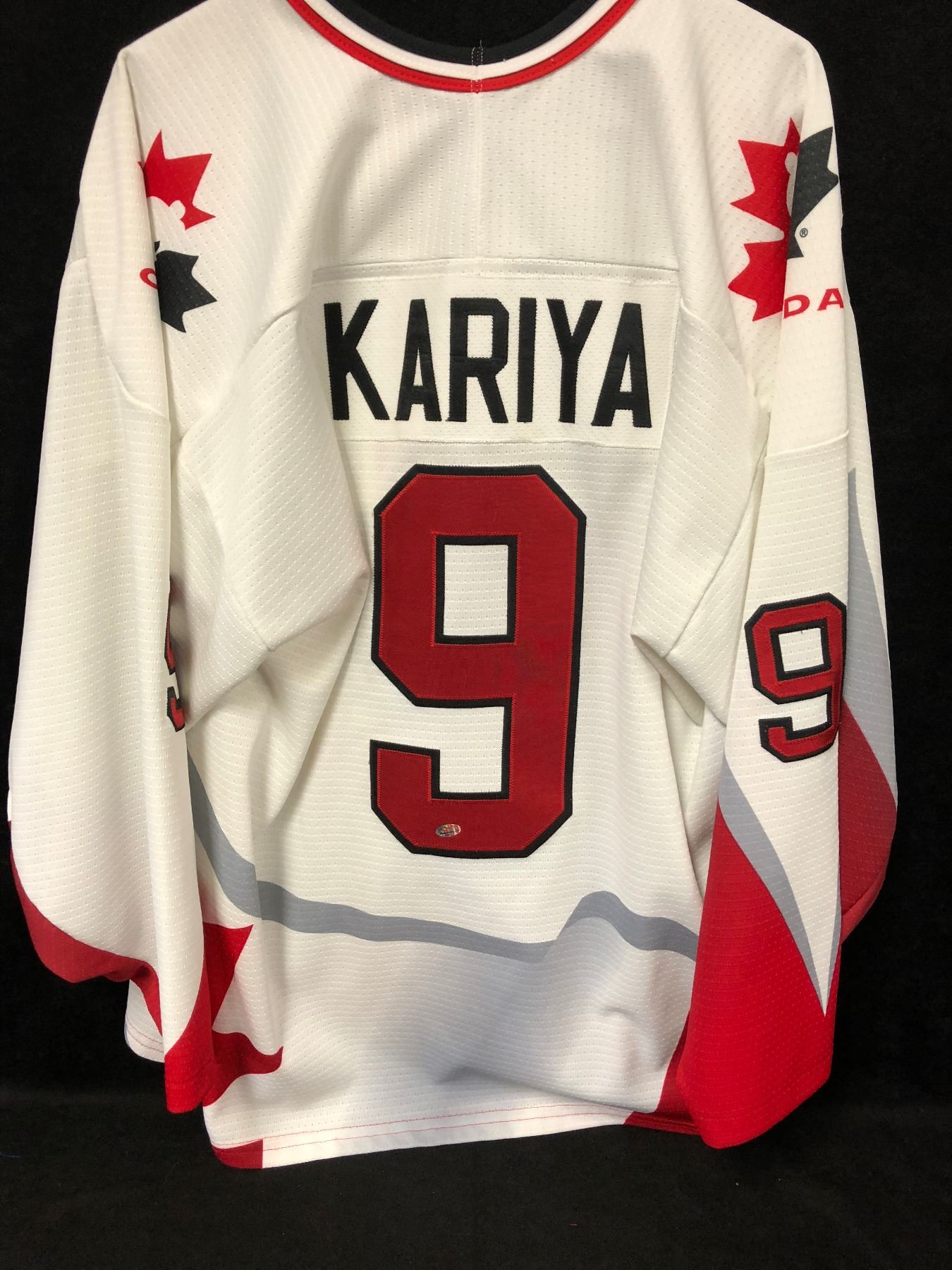 paul kariya autographed jersey