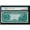 Image 2 : 1914 $5 New York Federal Reserve Bank Note PMG 65EPQ