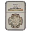 Image 1 : 1881-CC $1 Morgan Silver Dollar Coin NGC MS63