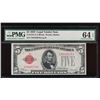 Image 1 : 1928 $5 Legal Tender Note PMG 64EPQ