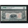 Image 1 : 1901 $10 Bison Legal Tender Note PMG 15