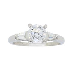 Platinum 0.75ctw Diamond Ring