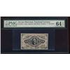 Image 1 : 10 Cent Third Issue Fractional Note PMG 64EPQ