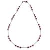 Image 1 : 14KT White Gold 7.05ctw Ruby and Diamond Necklace