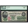 Image 1 : 1862 $1 Legal Tender Note PCGS 64