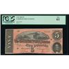 Image 1 : 1864 $5 Confederate States of America Note PCGS 61