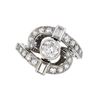 Image 1 : Platinum 1.51ctw Diamond Ring