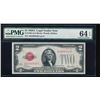 Image 1 : 1928A $2 Legal Tender Note PMG 64EPQ