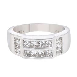 18KT White Gold 0.73ctw Diamond Ring