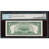 Image 2 : 1928F $5 Legal Tender Note PMG 66EPQ