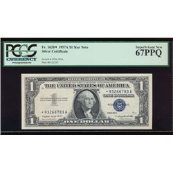 1957A $1 Silver Certificate Star Note PCGS 67PPQ