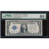 Image 1 : 1928B $1 Silver Certificate PMG 64EPQ