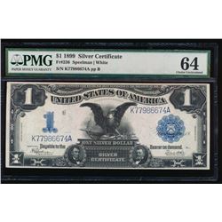 1899 $1 Black Eagle Silver Certificate PMG 64