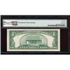 Image 2 : 1950E $5 Chicago Federal Reserve Note PMG 66EPQ