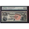 Image 1 : 1880 $10 Legal Tender Note PMG 64EPQ