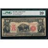 Image 1 : 1901 $10 Bison Legal Tender Note PMG 20