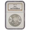 Image 1 : 1896 $1 Morgan Silver Dollar Coin NGC MS63