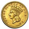 Image 1 : 1856 $1 Indian Head Type 3 Gold Coin