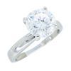 Image 2 : Platinum 1.61ct Diamond Ring