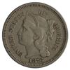 Image 1 : 1876 Three Cent Nickel Coin