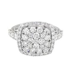 18KT White Gold 1.88ctw Diamond Ring