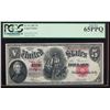 Image 1 : 1907 $5 Legal Tender Note PCGS 65PPQ