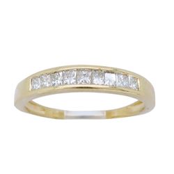 14KT Yellow Gold 0.30ctw Diamond Ring