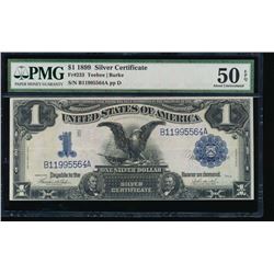 1899 $1 Black Eagle Silver Certificate PMG 50EPQ