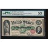 Image 1 : 1863 $5 Legal Tender Note PMG 53