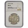 Image 1 : 1947-D Walking Liberty Half Dollar Coin NGC MS64