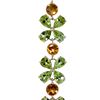 Image 1 : Genuine 20.7 ctw Peridot & Citrine Bracelet Jewelry 14KT White Gold - REF-142R9P