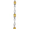 Genuine 1.16 ctw Citrine & Diamond Bracelet Jewelry 14KT White Gold - REF-62Z3N