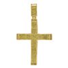 Image 1 : 1 CTW Mens Yellow Color Diamond Roman Cross Charm Pendant 10KT Yellow Gold - REF-87X2Y