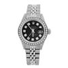 Rolex Pre-owned 26mm Womens Custom Black Stainless Steel - REF-470M4R