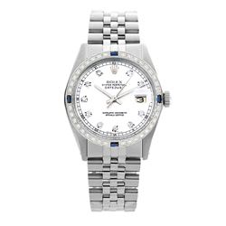 Rolex Pre-owned 36mm Mens White Stainless Steel - REF-580X2K