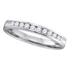 0.25 CTW Diamond 2.5mm Wedding Ring 14KT White Gold - REF-33X7Y