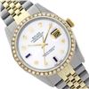 Image 1 : Rolex Ladies Two Tone 14K Gold/SS, Diam Dial & Diam/Sapphire Bezel, Sapphire Crystal - REF-440W4H