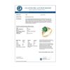 Image 2 : 2.03 CTW Emerald & Diamond Ring 14K Yellow Gold - REF-45H5A - 13567