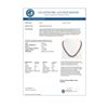Image 3 : 41.80 CTW Princess Diamond Designer Necklace 18K Rose Gold - REF-7719K3W - 42723