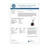 Image 2 : 3.06 CTW Amethyst & Diamond Necklace 18K White Gold - REF-42A8X - 10376