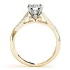 Image 4 : 1.06 CTW Certified VS/SI Diamond Solitaire 2Pc Wedding Set 14K Yellow Gold - REF-137X3T - 31621