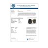 Image 3 : 18.0 CTW Oval Black Diamond Stud Designer Earrings 18K Yellow Gold - REF-384T5M - 32338