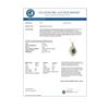 Image 3 : 3.17 CTW Emerald & Diamond Pendant 14K Yellow Gold - REF-81M8H - 13131