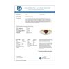 Image 3 : 1.20 CTW Garnet & Micro VS/SI Diamond Ring Heart 14K Yellow Gold - REF-35H3A - 21407